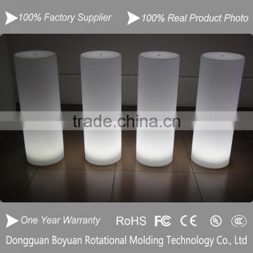 Colorful outdoor and indoor inflatable light cylinder with led,inflatable column with led light