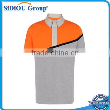 gray and orange color combination polo shirts on sale