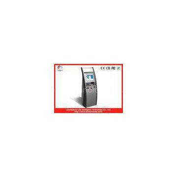 Steel Self Service Payment Terminal Kiosk Ergonomically For Government