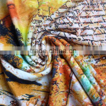Whole sale price dragonfly printed modal jersy fabric