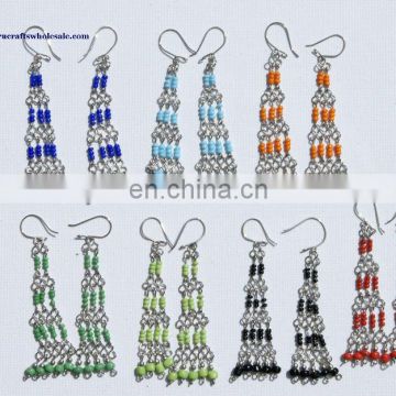 Dangle Color Earrings Peruvian Handmade Artisan Jewelry Wholesale