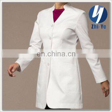 hospital use uniform white medical lab coat