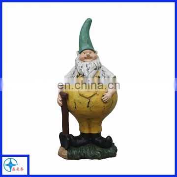 Custom fat resin garden gnome