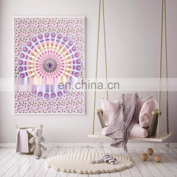 Indian latest Mandala Tapestry Bohemian Poster Wall Decor Tapestries Ethnic Cotton Yoga Mat