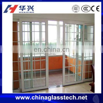 environment friendly latest style heat insulation pvc slding door upvc window profile and frost glass