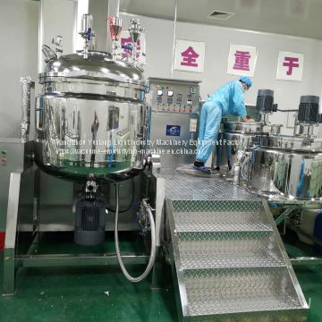 new product China supplier vacuum emulsifying machine for making cosmetic cream lotion