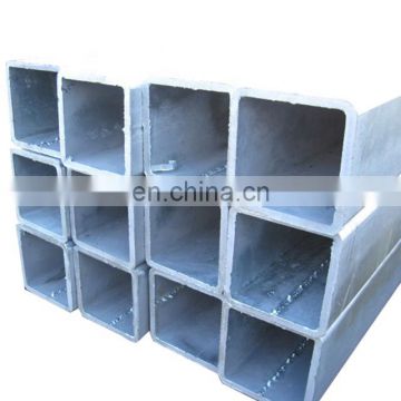 Q235 mild steel rectangular pipes, Hot Dipped Galvanized Square Tube / Rectangular Hollow Section