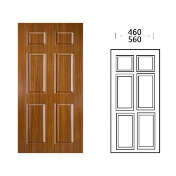 high glossy melamine HDF moulded door skin in cheap price