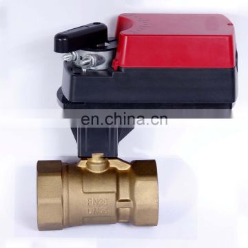 DN15-DN50 bsp 2 way or 3 way proportional motorized electric ball valve 4-20ma flow control valve