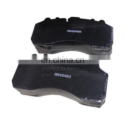 European Truck Auto Spare Parts Disc brake pad kit Oem 0024204920 for MB Truck