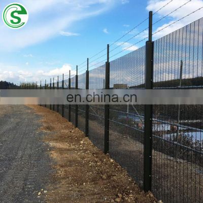 358/Clearvu High Security Welded Panel Fencing Prison Anti Climbing Mesh fence