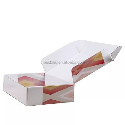 white paperboard corrugated mailer boxes