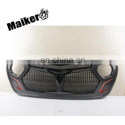 New Style Front  Grille for Jeep Wrangler JL 2018+ Auto  Accessories Black Grille with Mesh