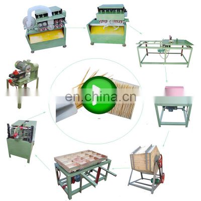 Manufacturing Best Cost Of Bamboo Toothpick Sharpening Wrapping Maker Process Factory Machine Equipment To Make Toothpick Flag