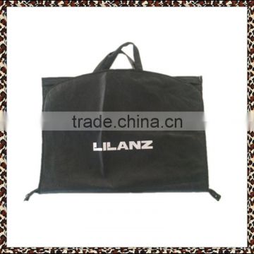 Newest popular black foldable non woven fabric garment suit bag cover