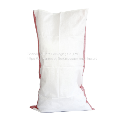 Agricultural 25kg 50kg Polypropylene Plastic Sack Manufacturing Of PP Woven Bags