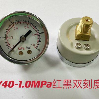 Y40 pressure gauges 40mm back mount pressure gauges made in China