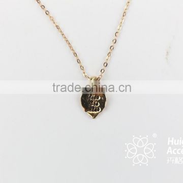 New Arrival Lover Gold Heart Pendant Necklace For Women