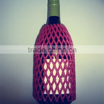 Customed EPE foam sleeve net for bottle