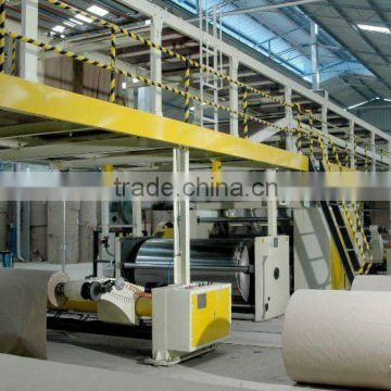 MJF-80-1800 single facer production line/ corrugated cardboard making machine