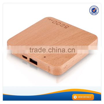 AWC909 High Quality Cell Phone Portable Charger Wood Battery Power Bank 5200mAh power bank                        
                                                Quality Choice