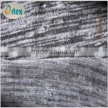 viscose polyester spun slub fabric