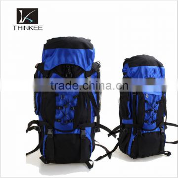 Professional Nylon travelling backpack bags 70l high capacity