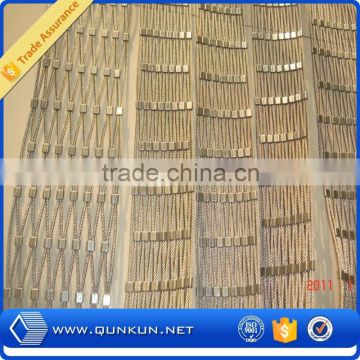 high quality fair price stainless steel wire rope fence mesh(anping ISO, CE)