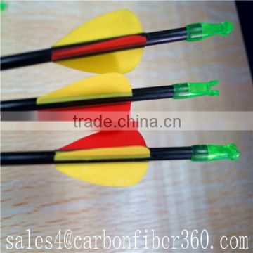 Hot sale Christmas Day gift 7mm diamater fiberglass arrows for youngster