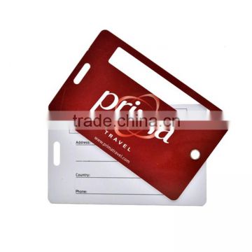 Factory Price custom printing shaped plastic travel ID pvc luggage tag                        
                                                                                Supplier's Choice