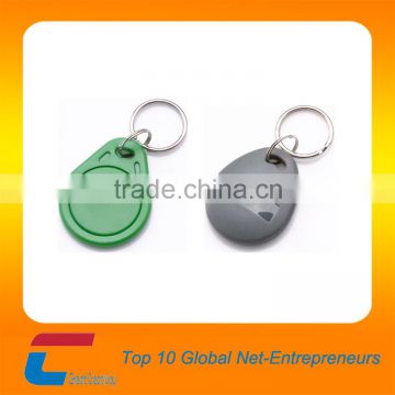 for access control, time attendance,gym,clubs rfid abs material keychain