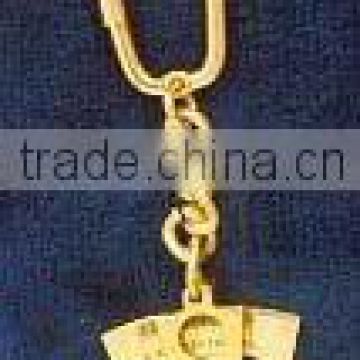 Nautical sextant key chain
