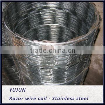 950mm coil diameter concertina razor barbed wire