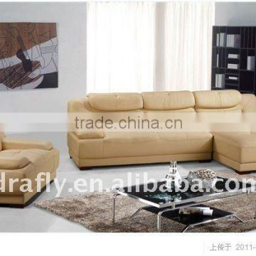Modern genuine leather sofa