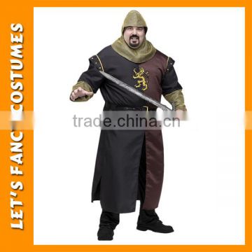 plus size medieval knight costume for fat men PGMC0976