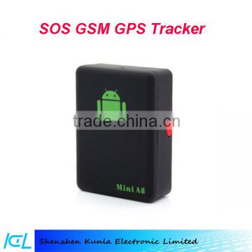 2016 delicate Mini A8 Anti-theft GPS Tracker, GSM/GPRS Tracker for Senior person, Pet, Car