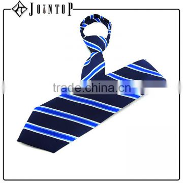 Cheap school children graduation polyster tie with top quality