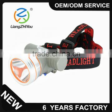 High performance energy saving portable head torch rechargeable led headlamp for fishing
