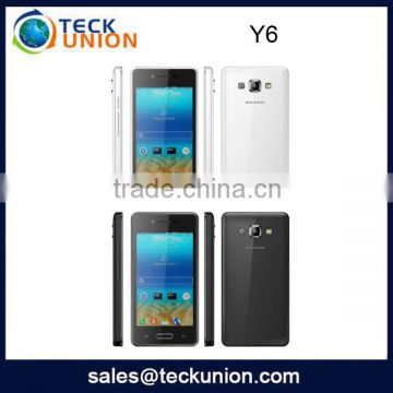 Y6 3.94inch dual sim both active phones oem mobile telephone with dual cameras