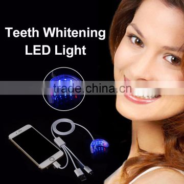 Manufacturer Portable 16 Beads Teeth Whitening LED Cold Light Coming In 2016