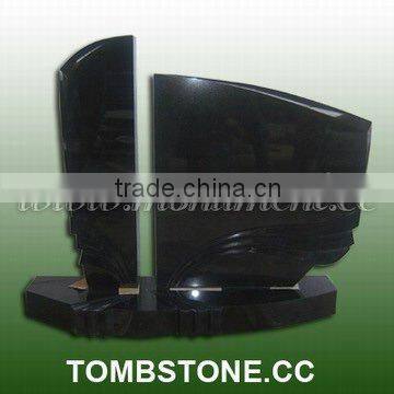 Granite Tombstone Designs, Shanxi Black Granite Tombstone