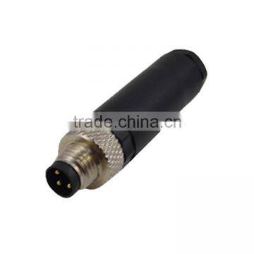 3pin 4pin 5pin 8pin IP67 waterproof connector m8