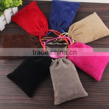 25*30cm Mixed Color Velvet Drawstring Pouches Jewelry Bag Christmas Wedding Candy Gift Bags