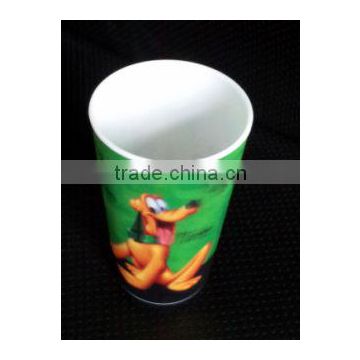 plastic 3d water cup /plastic straw cup