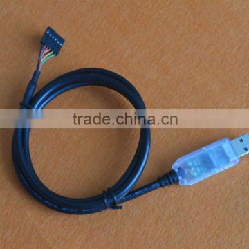 Cavo convertitore interfaccia FTDI Chip TTL-232R-3V3-2mm USB contenuto USB to Serial Converter Cable