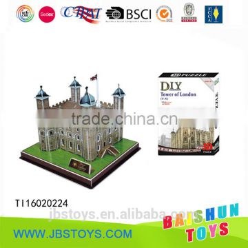 Tower of London 3d paper puzzle
