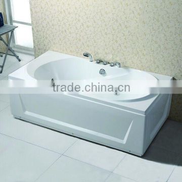 Small acrylic massage bathtub