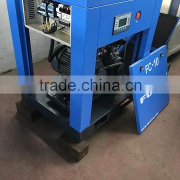 CE approved China classic Model FC-10 (7.5 KW 8 /10 /13 Bar 1.1m3/min ) screw compressor