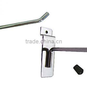 chrome plated metal supermarket hanging display hook