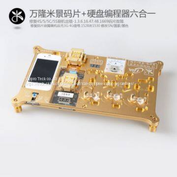 cheap WL 6 IN 1 Apple chip and hard disk test fixture for iPhone 4S, 5, 5C, 5S